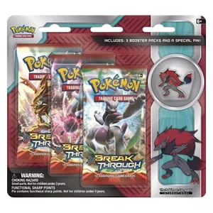 BREAKthrough: Zoroark Collector's Pin 3-Pack Blister
