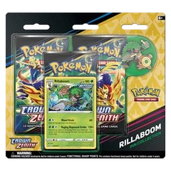 Crown Zenith: Rillaboom Pin Collection 3-Pack Blister