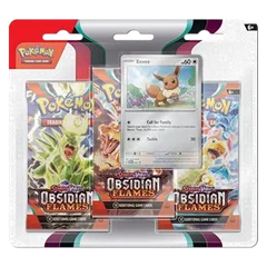 Obsidian Flames: Eevee 3-Pack Blister