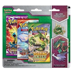Roaring Skies: Mega Rayquaza Pin 3-Pack Blister