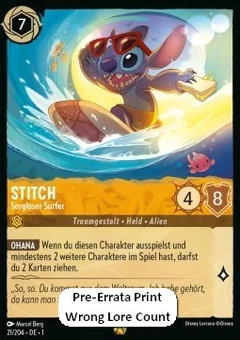 Stitch - Carefree Surfer