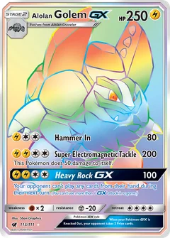 Alolan Golem-GX