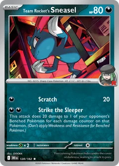 Team Rocket's Sneasel
