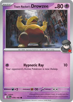 Team Rocket's Drowzee