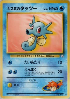 Misty's Horsea（LV.10）