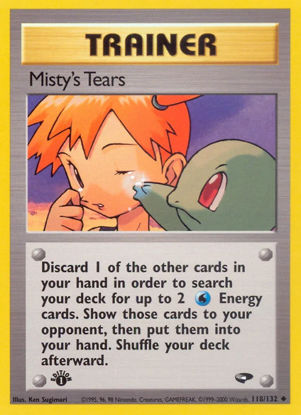 Misty's Tears card