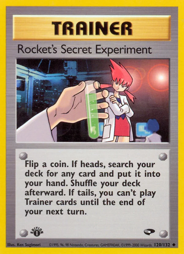Rocket's Secret Experiment card
