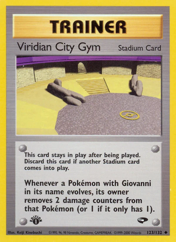 Viridian City Gym card