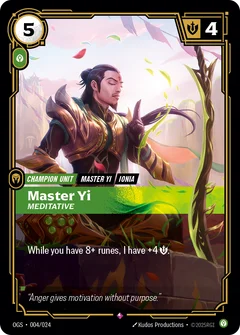 Master Yi - Meditative