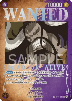 Kaido (Wanted Poster)