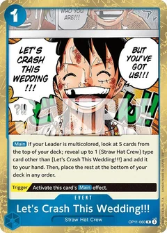 Let's Crash This Wedding!!!