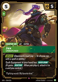 Jax - Unmatched