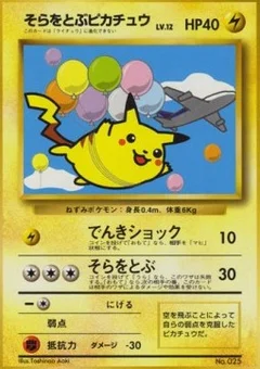 Flying Pikachu ("Everyone's Happy Campaign")