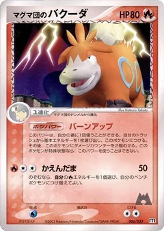 Team Magma's Camerupt